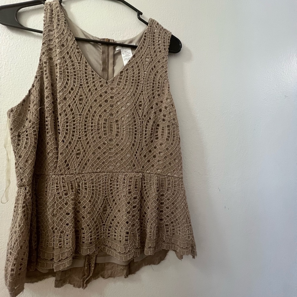 Tan Blouse
